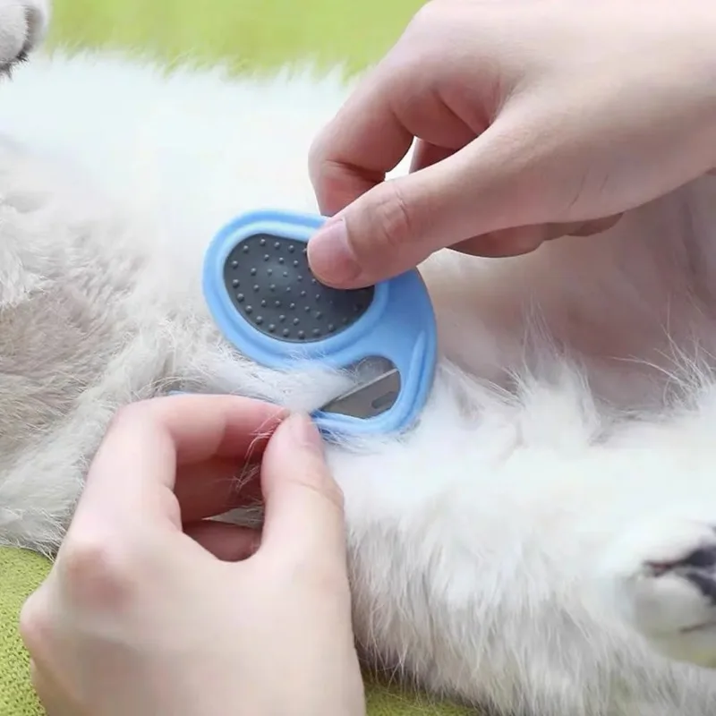 Pet Comb Dog Cat Hair Cutter Hair Open Knot Comb Puppy Grooming Trimmer Blade Brush Pet Accessories