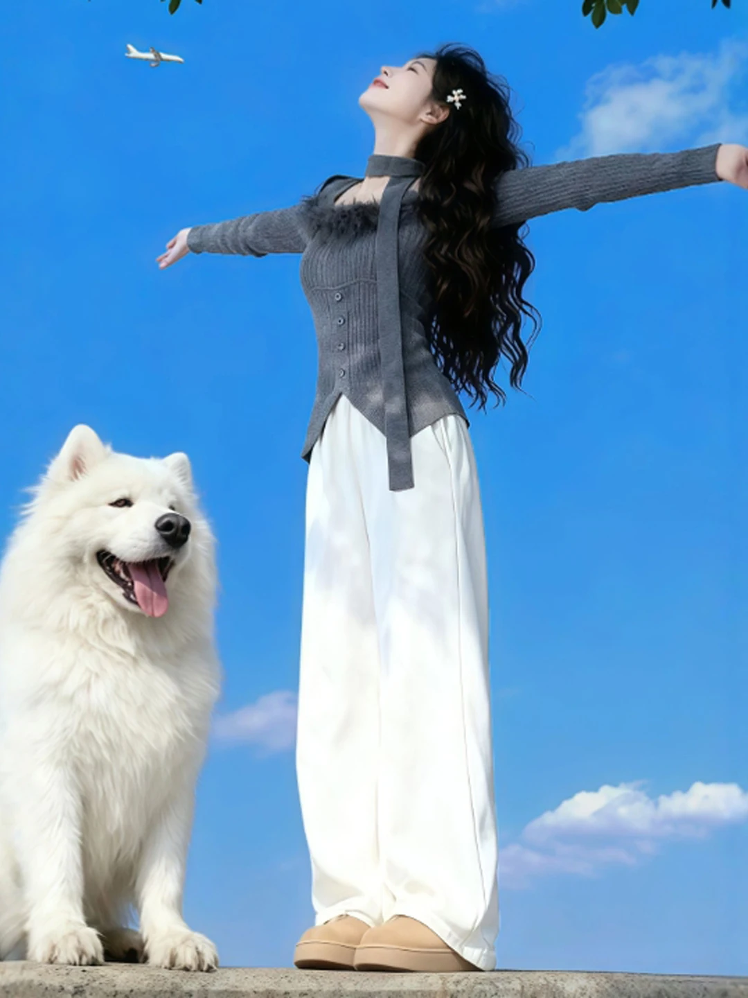 

French Sle Slim Fit Long Sve Sweater Women's Faionable Ele Spring irt Casual Travel Commute Streetwear