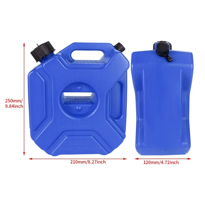 Oil drum drum Off-road vehicle Spare oil drum Car Motorcycle Electrostatic explosion Portable emergency oil pot