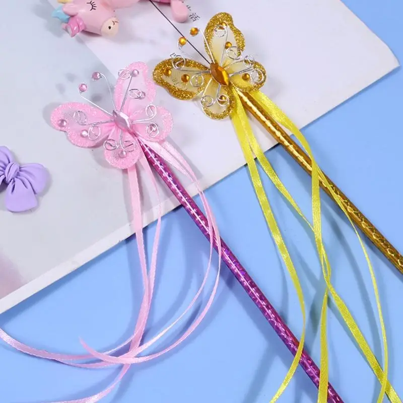 77JA ผีเสื้อ Princess คอสเพลย์ Props มือถือ Wand Props อุปกรณ์