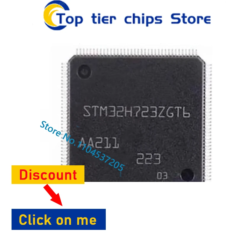 1PCS  STM32H723ZGT6 STM32H723 STM32  QFP44  new original In Stock