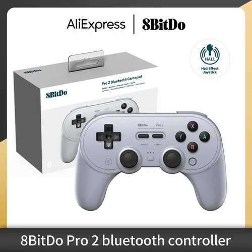 8Bitdo Pro 2 SN30 Pro SF30 Pro Bluetooth Gamepad para Nintendo Switch 2 controlador inalámbrico para Windows Android macOS Steam
