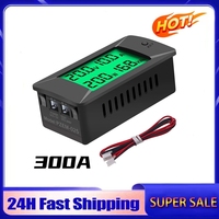 PZEM-025 300A DigitalVoltage Current Power Meter Volt Detector Tester Monitor DC0-300V LCD Energy Meter