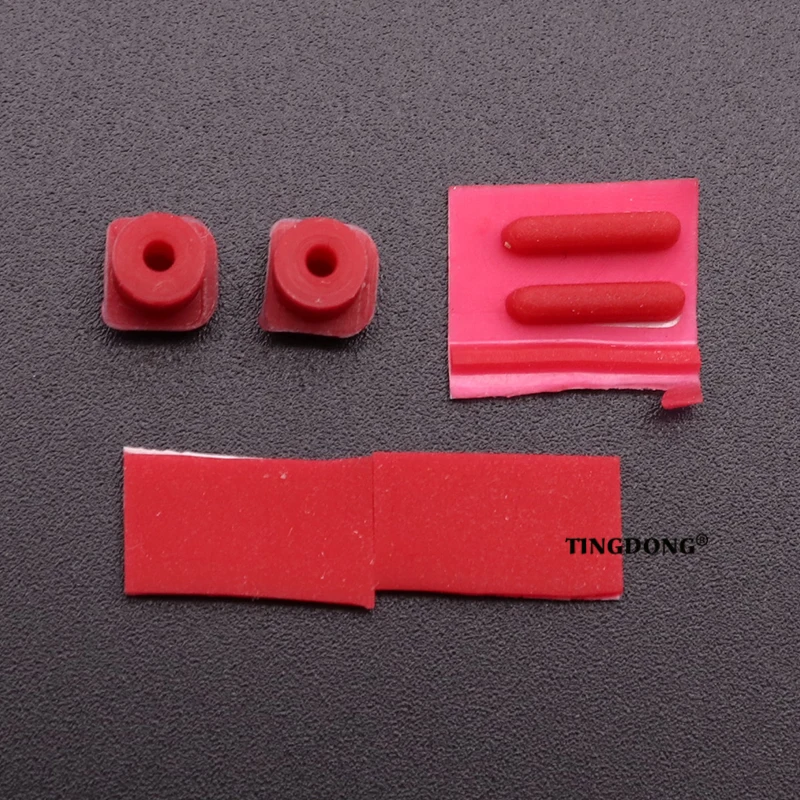 NDSL 게임 콘솔 용 1 세트 나사 피트 커버 패드 Nintendo DS Lite 용 나사 피트 커버 고무 패드 9 색 옵션