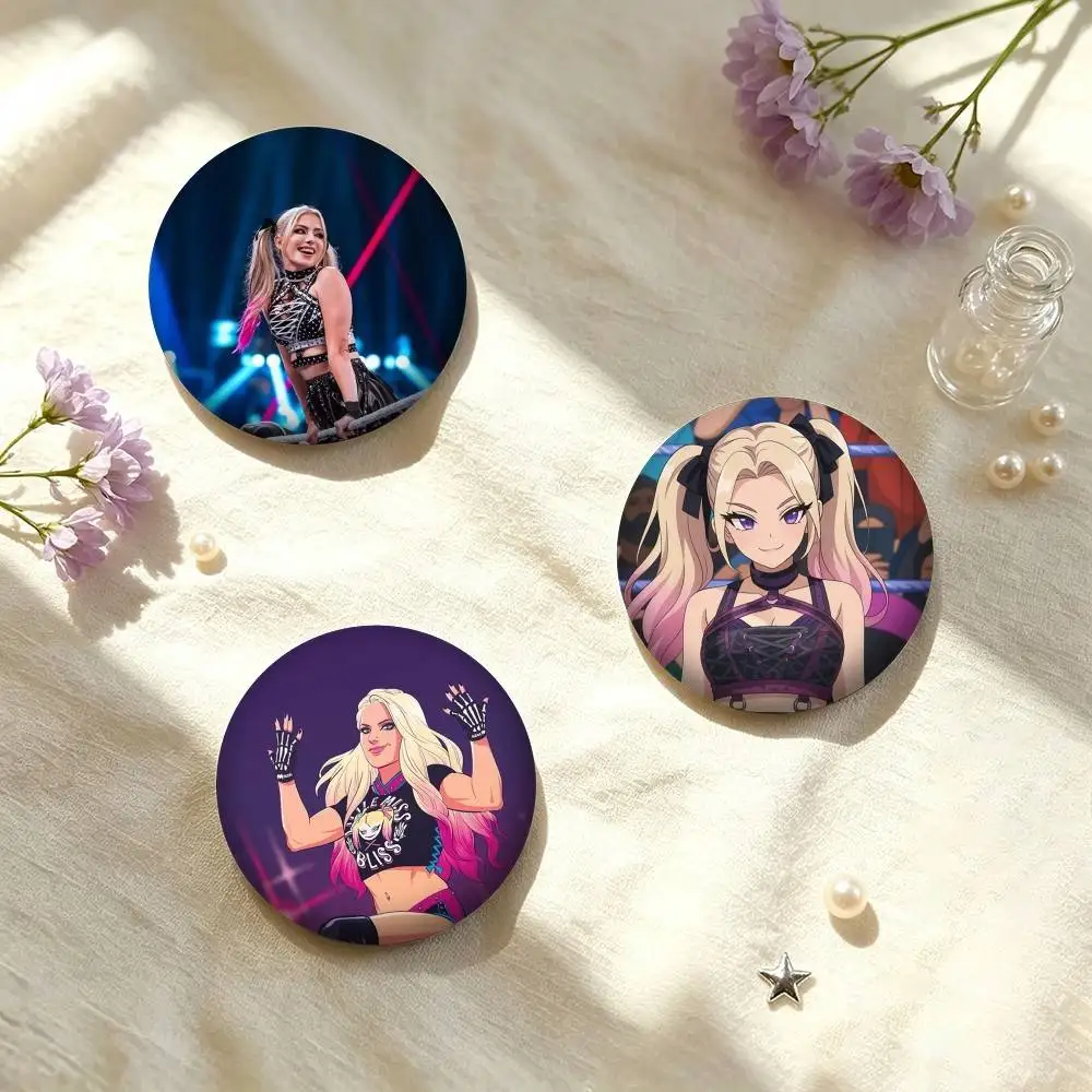 D-Dark Arena Alexa Bliss  25mm 32mm 44mm 58mm 75mm Brooches Badges Pins for Accessories Gift