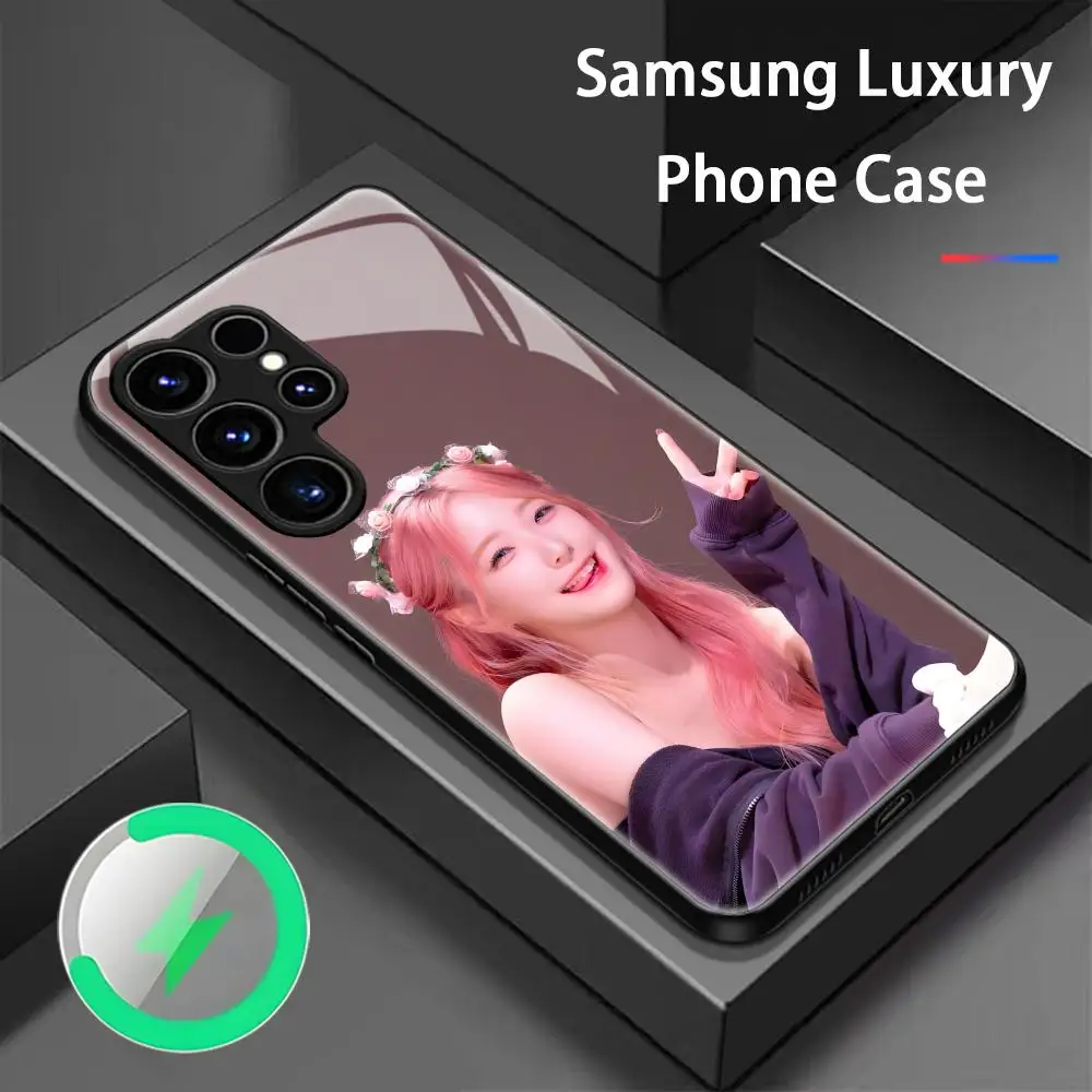 Singer B-Baek J-Ji-heonES  Phone Case For Samsung S25 S24 S23 S22 S21 S20 Plus Ultra Note20 Glass Magnetic Case