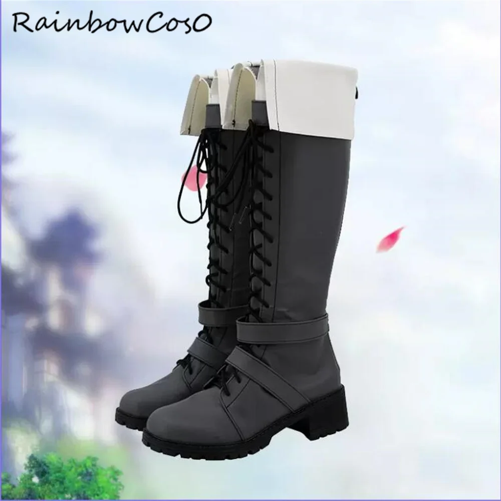 Texas the Omertosa Cellinia Texas Arknights Cosplay Shoes Boots Game Anime Party Halloween Chritmas RainbowCos0 W3887