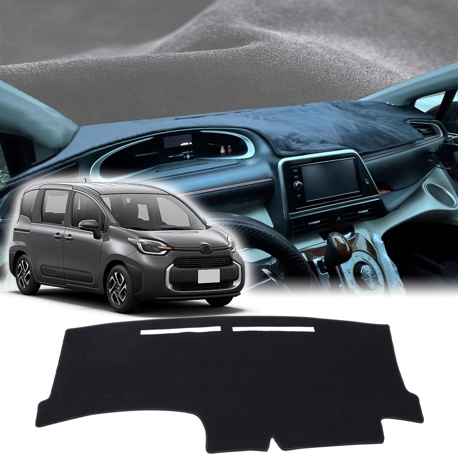 

fit for Toyota Sienta 2016 2017-2021 XP170 G2 Car Dashmat Dashboard Cover Pad Protective Carpet DashMat Sunshade Accessories