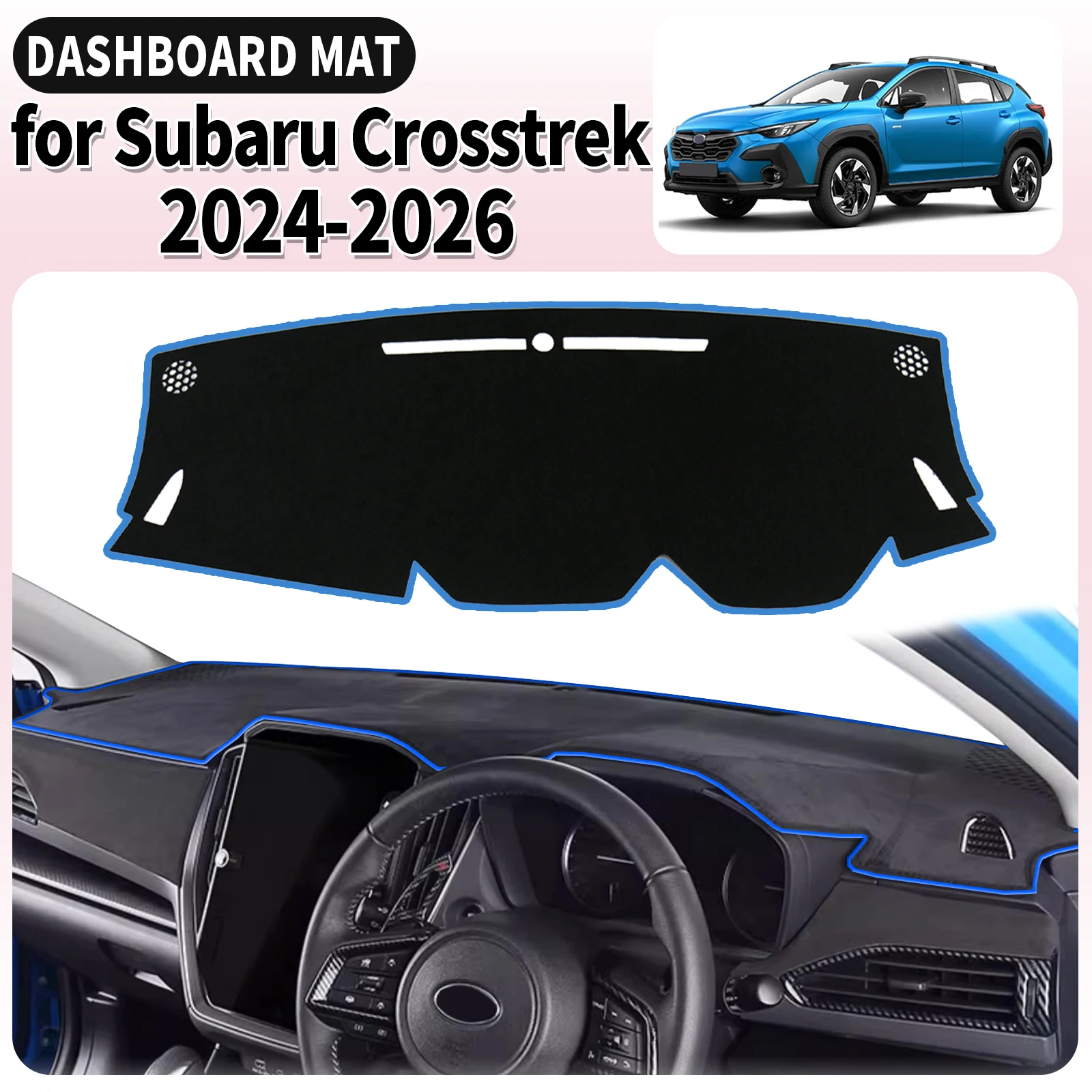

fit for Subaru Crosstrek 2024 2025 2026 Dashmat Car Accessories Dashboard Cover Pad DashMat Sunshade Protective Carpet