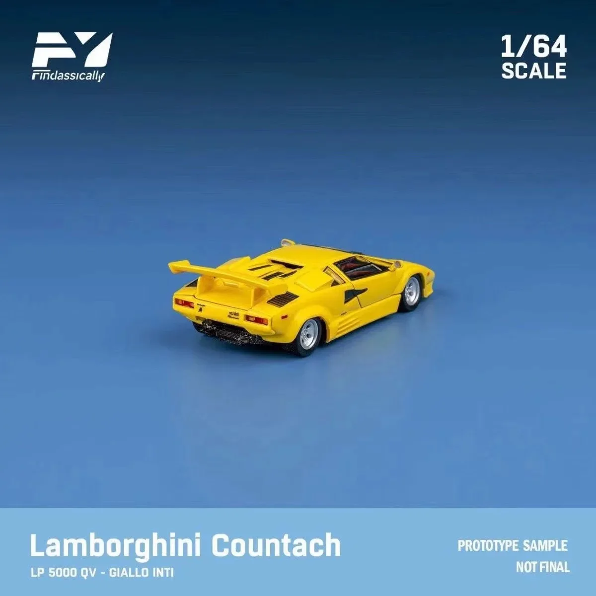 Pro Order*FY 1:64 Lamborghini LP5000 Contash S QV Limited 25th Anniversary Edition car model-Near spot