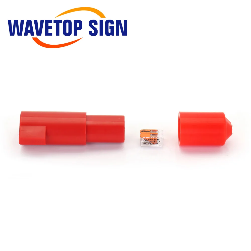 WaveTopSign Yongli ذكر أنثى موصل الجهد العالي لبطارية هليكوبتر لتقوم بها بنفسك أنبوب الليزر آلة قطع CO2