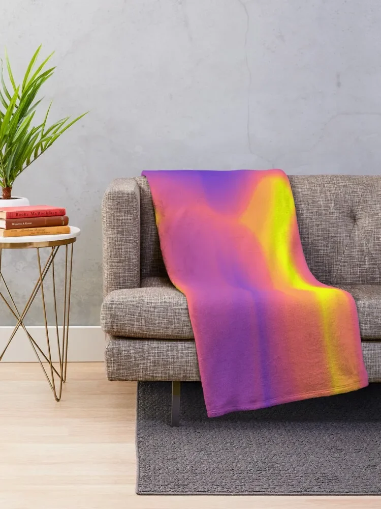 Holographic Gradient Ghost Throw Blanket Designers Bed covers Blankets For Bed Blankets