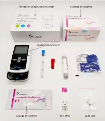 LEPU Portable analyzer Coagulation Analysis PT INR Test PT-M1-11 Meter Analyzer with Bluetooth and Strip quality goods