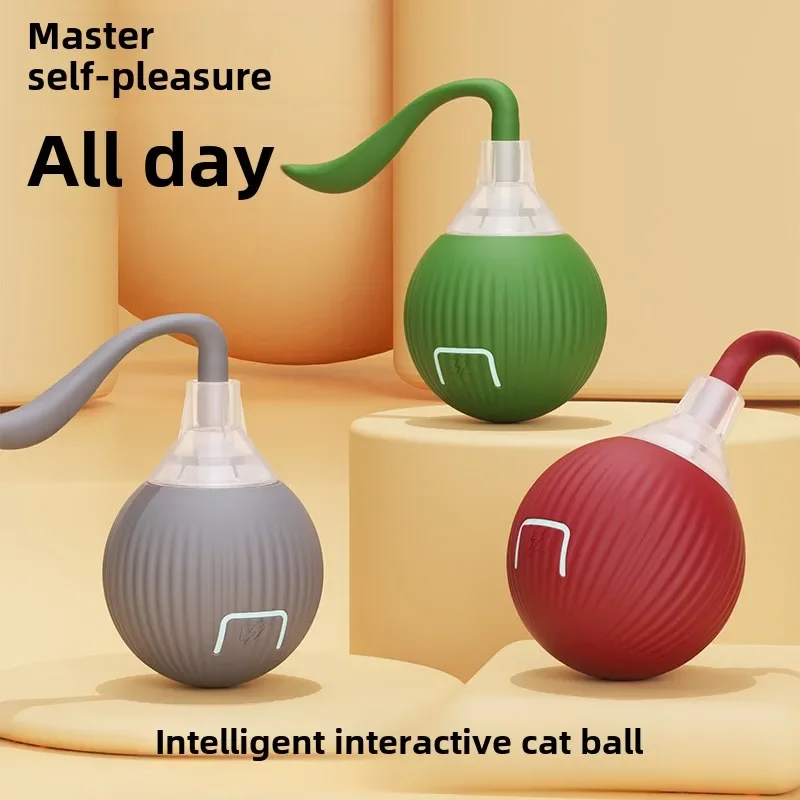 

Pet gravity smart rolling ball cat toy fun fun cat stick kitten charging cat ball