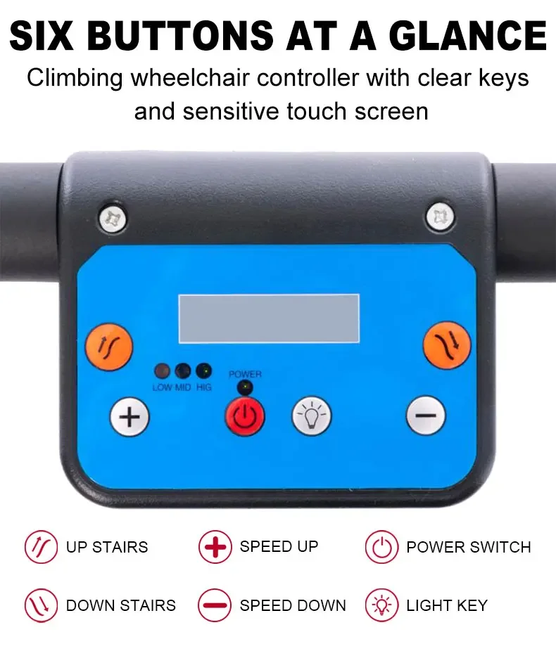 

2026 SELL 2024 Hotselling Power Stair Climber Electric Stair Climbing Trolley Four Wheel Hand Trolley for Climbing Stairs