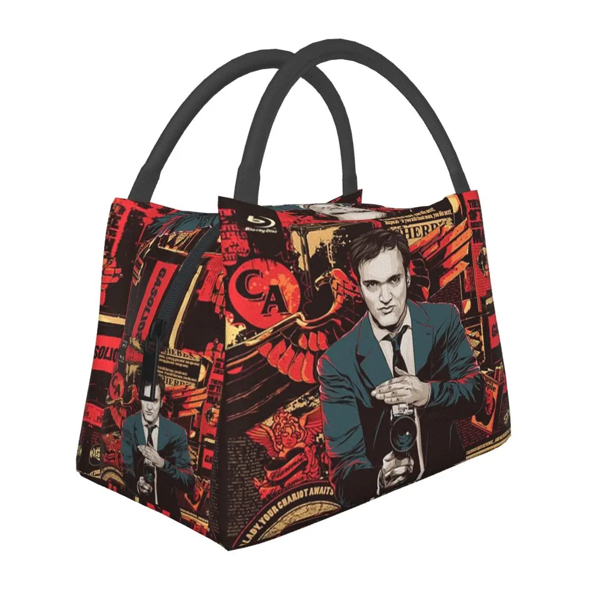 Quentin Tarantino Birthday Trending Lunch Bags Bento Box Lunch Tote Picnic Bags Cooler Thermal Bag for Woman Student School