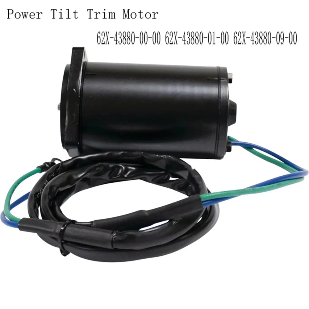 

12V Tilt Trim Motor 62X-43880-00 for For Outboard 40HP 50HP Direct Replacement with Sealed Bearings and Copper Coil