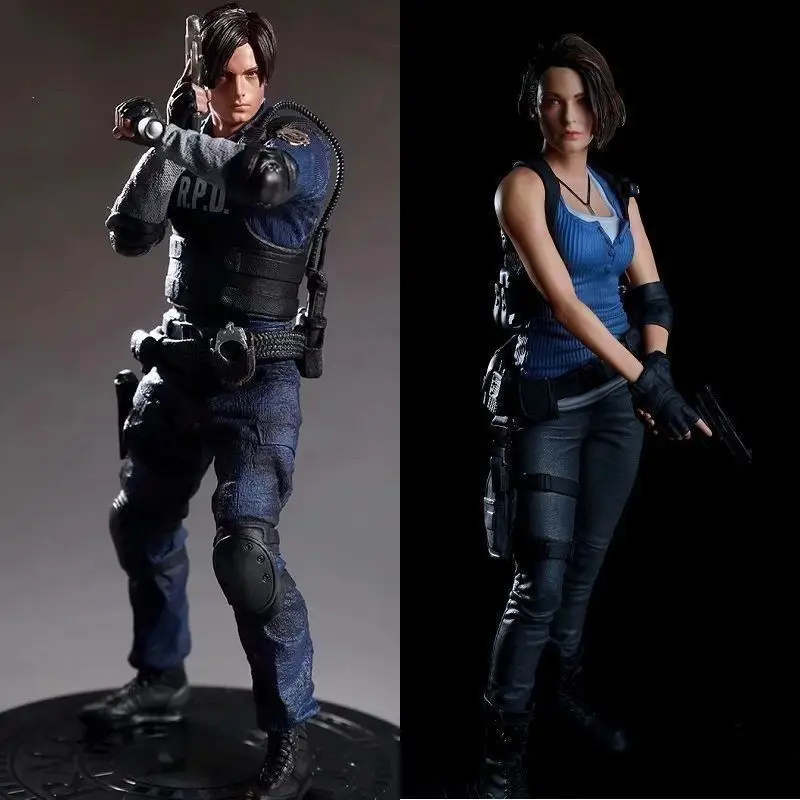 

VALENTINE Character JILL BIOHAZARD EVIL Leon Scott Kennedy 30cm Statue Action Figure Toys