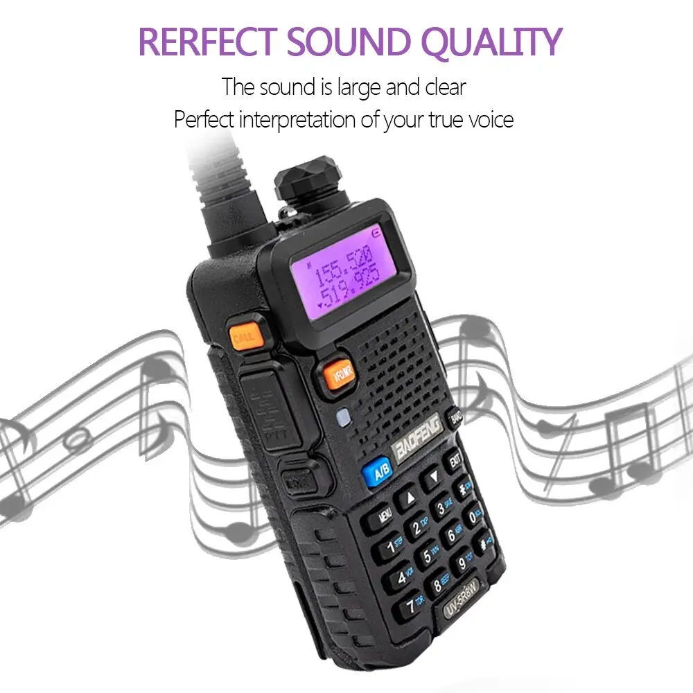 2 STUKS Baofeng UV 5R 5W 8W Walkie Talkie Draagbare Ham CB Radio Dual Band VHF UHF FM Transceiver Two Way Radio UV82 S9 K5 Plus