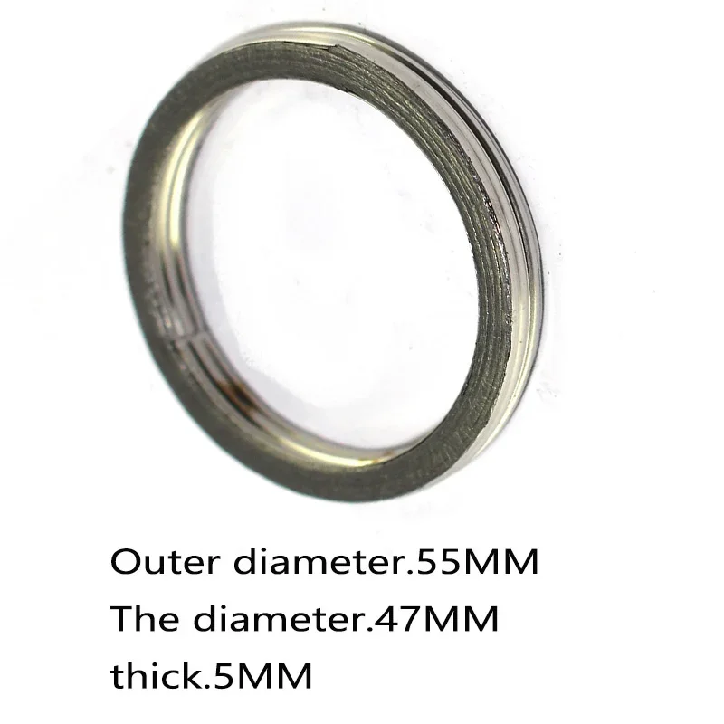 OD 55mm ID 47mm Thickness 5mm Hendler Exhaust Gaskets for Kawasaki ATV KXT250 Tecate KX250 KDX250 KX500 2-s