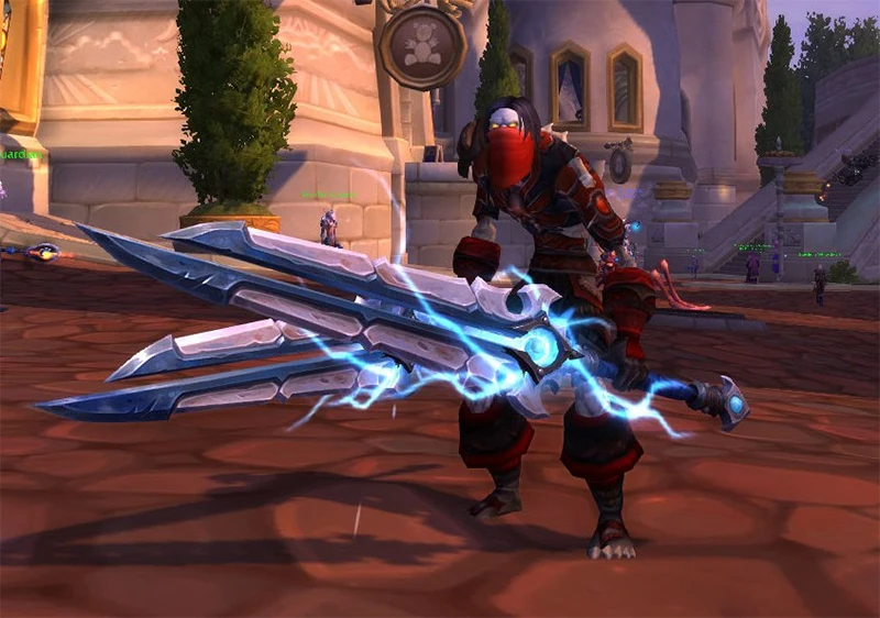 Outlaw Rogue The Dreadblades Thunderfury Blue Skin 20 cm Schwertmodell, Sammlerstück, Geschenk – Detail 1