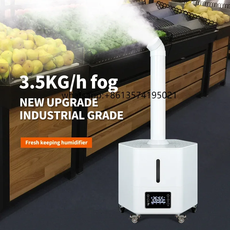 

TCE Certified 3.5L/H Ultrasonic Air Humidifier Machine Top Filling Tap Water Big Fogr Sprayer Portable Plug Home Use