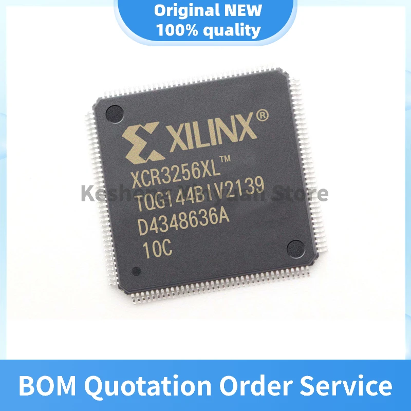 

The new XCR3256XL-10TQG144C/I package TQFP-144 CPLD programmable logic chip IC.