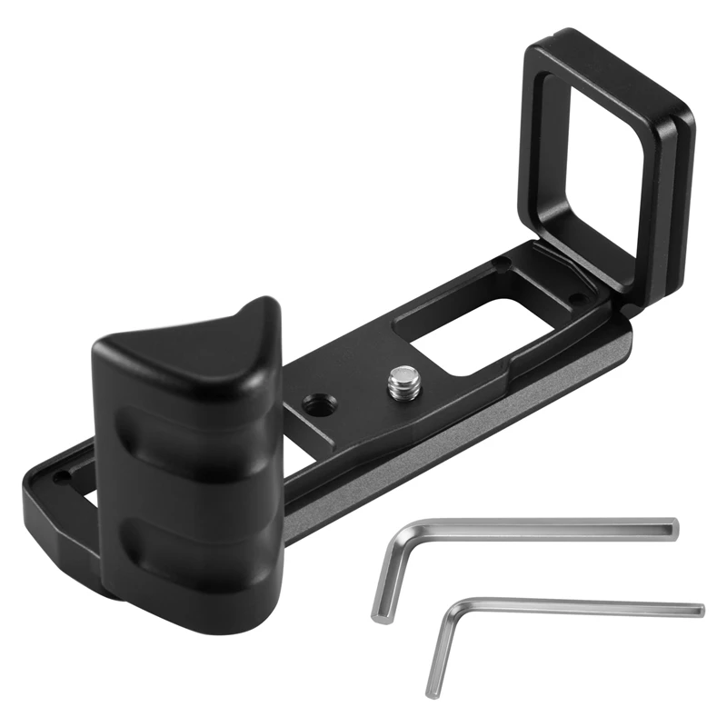 Quick Release L Plate Bracket Double Handle For Olympus OM-D E-M10 Mark III EM10 III Camera