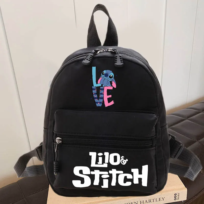

Cute Disney Lilo & Stitch Cartoon Women's Backpacks Backpack Mini Backpack New Ins Celebrity Simple Shoulder Ladies Bag 2024