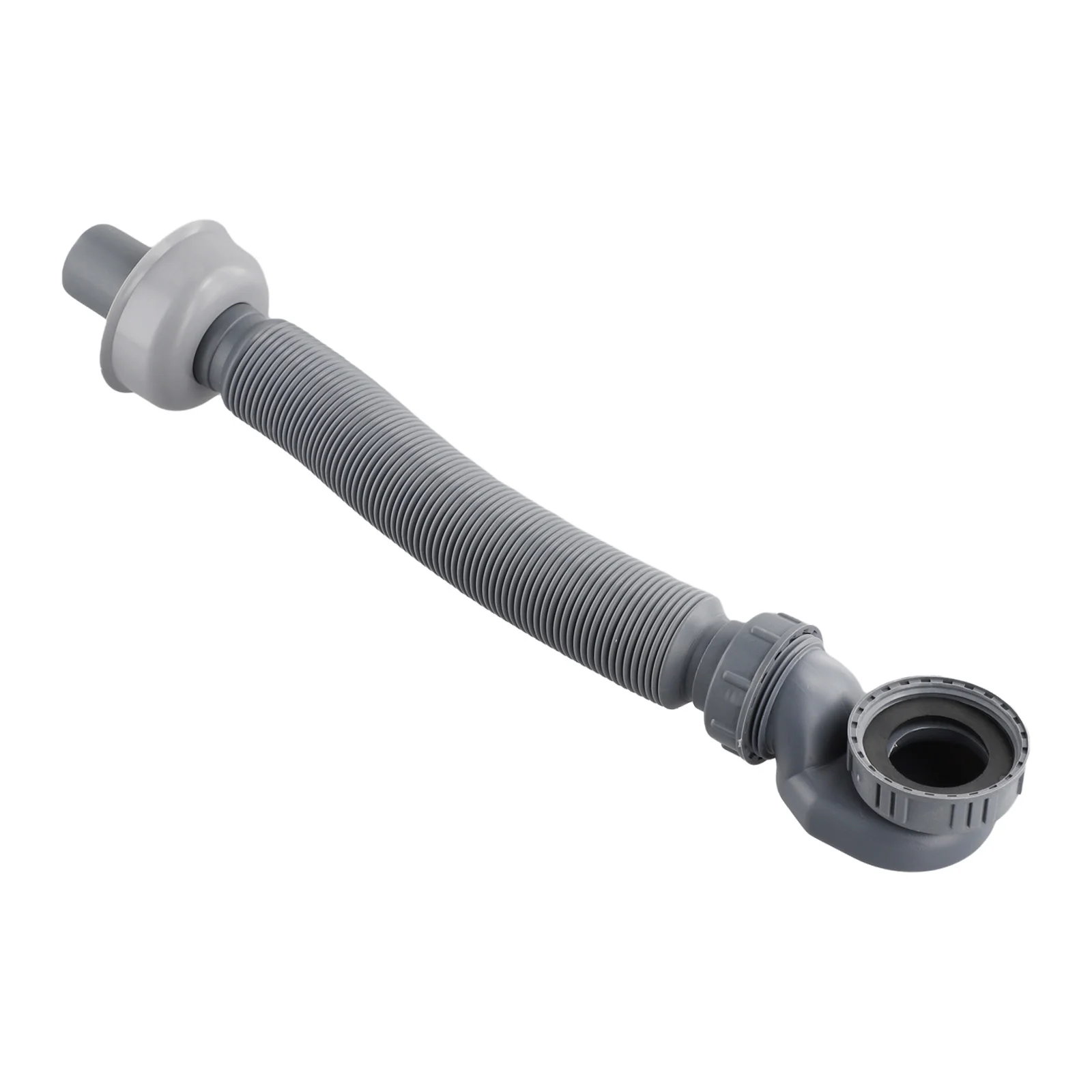 Low Profile 1 1/2 P Trap Flexible Bathtub Shower Drain Pipe Flat P Trap Free Standing Tub Drain For Bath Bathtub Drain