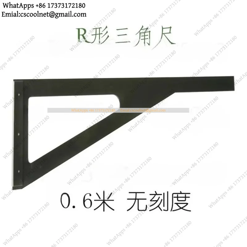 k06-triangular-bakelite-glass-cutting-tool-r-shaped-black-board-vertical-angle-ruler