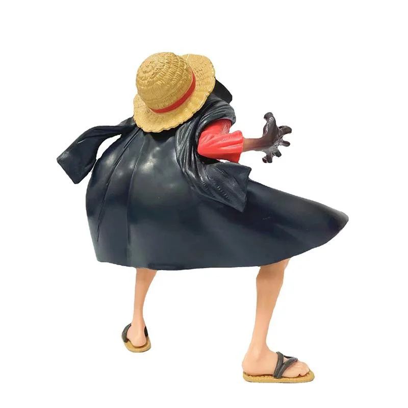 19Cm Anime Een Stuk Figuur Onigashima Mantel Luffy Actie Figuur Hurken Luffy Pvc Standbeeld Beeldje Model Pop Decoratie