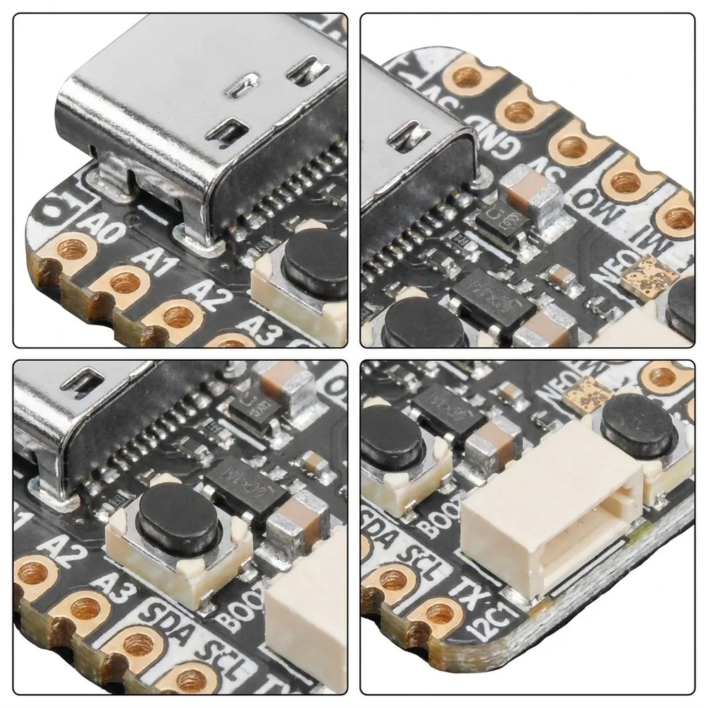 4900 QT For Py RP2040 Development Board For Stemma QT For IoT Applications Replacement PCB Development Board Accessories