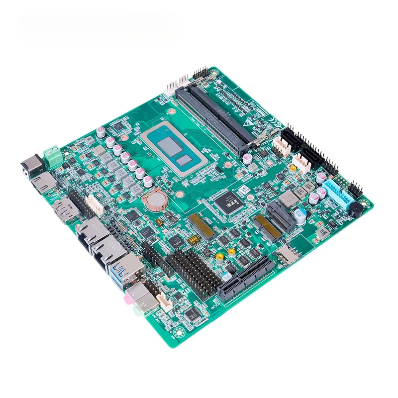 Zusia 12th Gen Core i5 i7 i5-12450H DDR5 2 LAN 6*Com VGA LVDS X86 Mini ITX Motherboard for Payment Self-Service Machines Kiosk