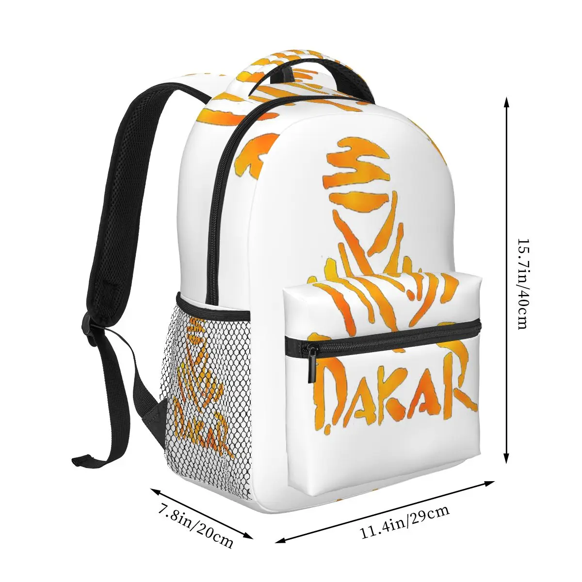 Dakar Rally Motorcycle Backpack Hot Sale Daypack Large Capacity Kids BookBag School Bag Shoulder Bags for Men Women