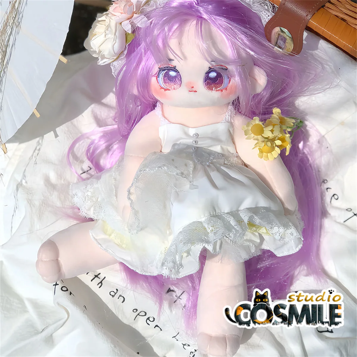 

No attributes Mermaid Princess Purple Hair Long Legs Stuffed Plushie Plush 20cm 30cm Doll Body Toy Ziyuan BK