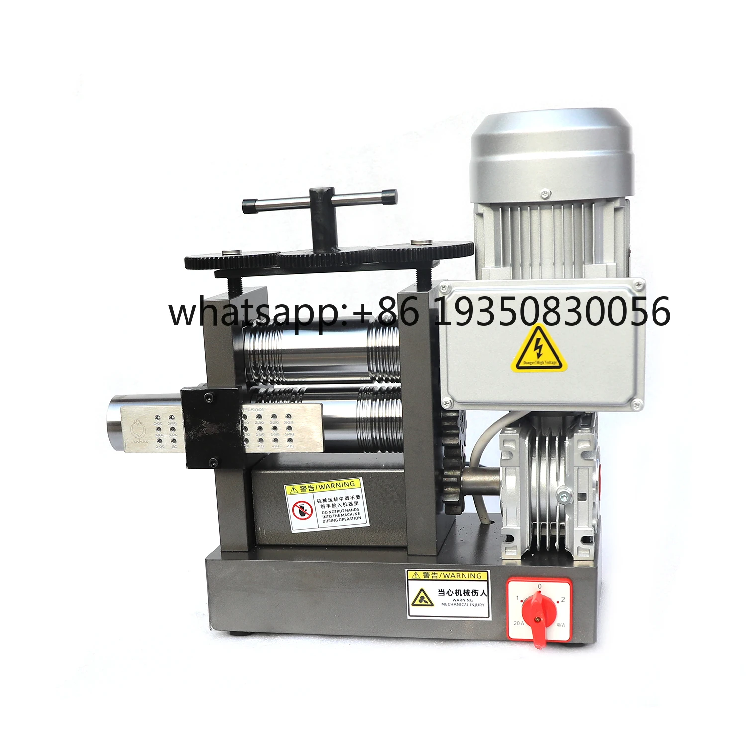 

2022 NEW Arrivals LAPIDARY SUPPLY 1HP Rolling Mill With Drawplating Jewelry Rolling Machine Electrical Roll Mill