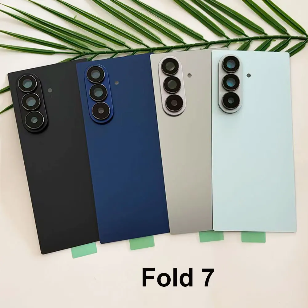For Samsung Galaxy Z Fold 7 fold7 F966B Back Battery Cover with Lens For Samsung fold 7 5G Rear Door Housing Replacement Parts