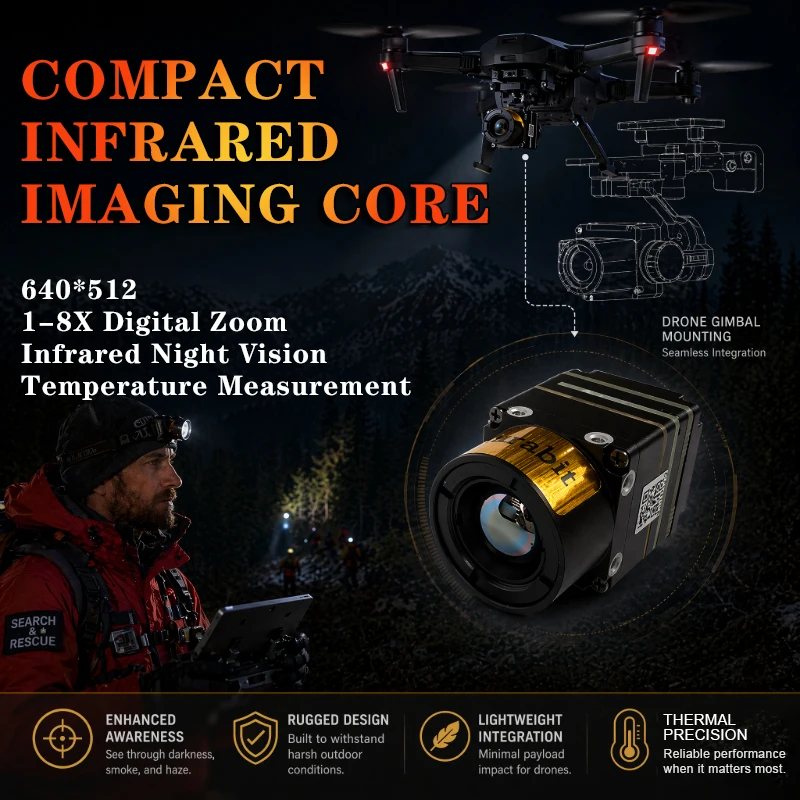 Drone Camera Thermal - Cámara Térmica de Alta Resolución con