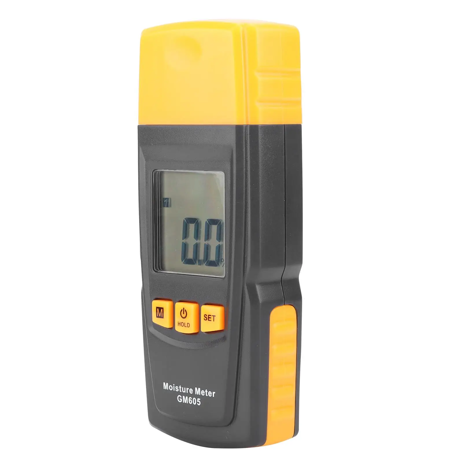 GM605 Portable Wood Moisture Meter - Needle-Type LCD Backlight Water Content Tester for Accurate PH & Moisture Readings