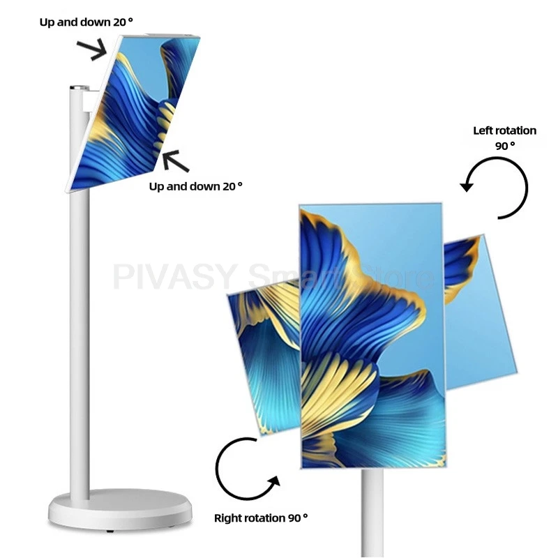 Popular pantalla táctil inteligente de 21,5 pulgadas Android 12 para gimnasio, juegos, TV inteligente portátil en vivo, Monitor móvil para conferencias al aire libre