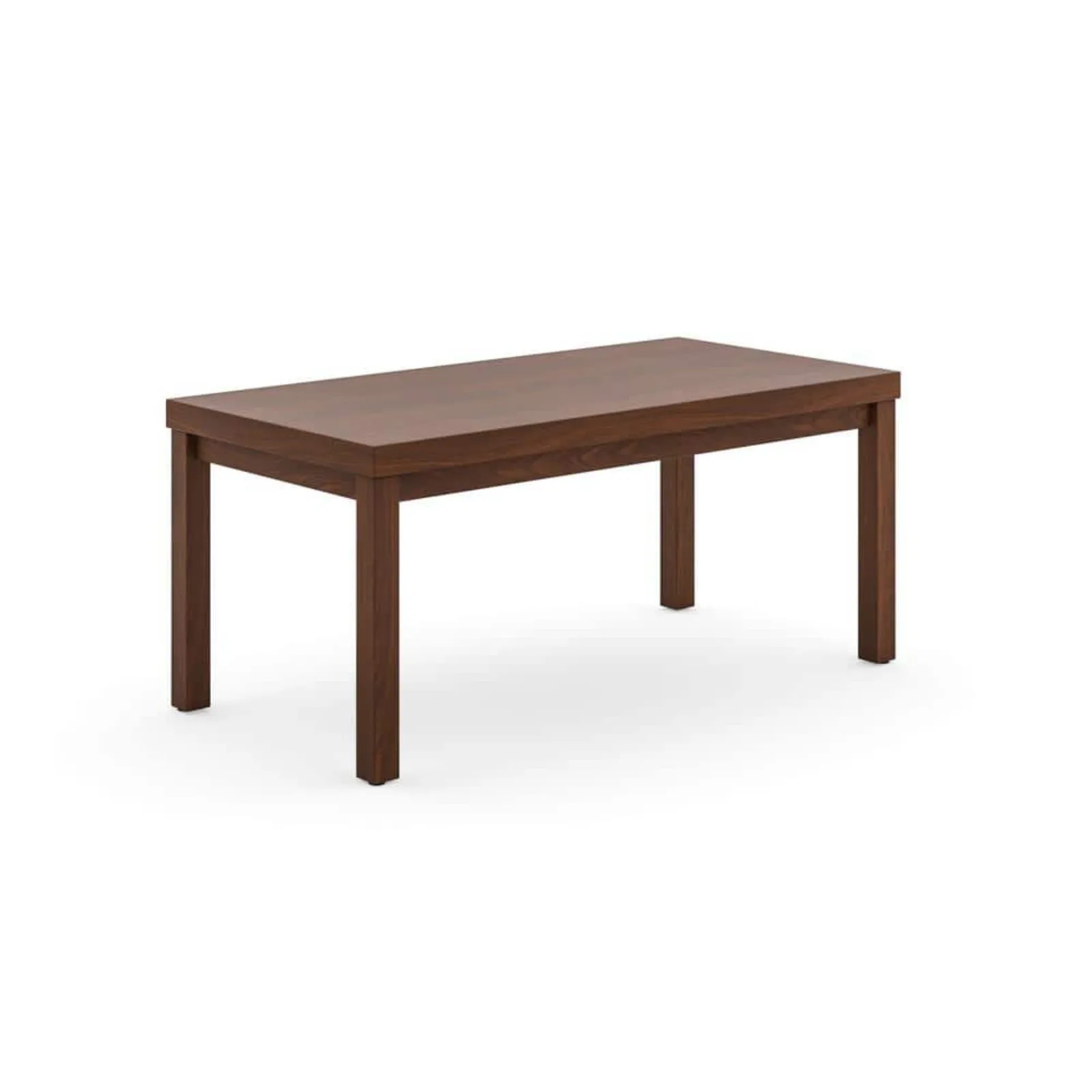 US Merge 36 in. Brown Wood Walnut Rectangular Coffee Table