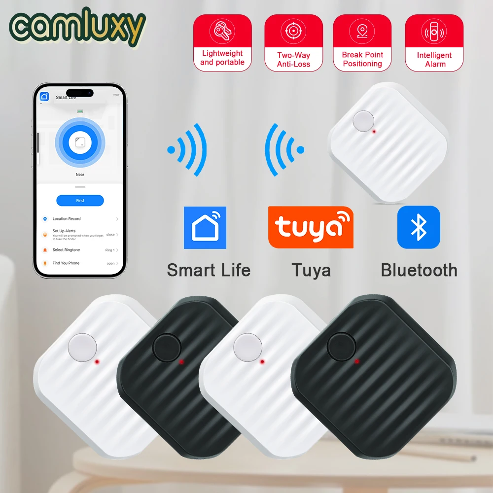 

Camluxy Tuya Bluetooth Anti-loss GPS Tracking Device Smart Mini Pet Dog Child Locator Tracker Wallet Phone Wireless Key Finder