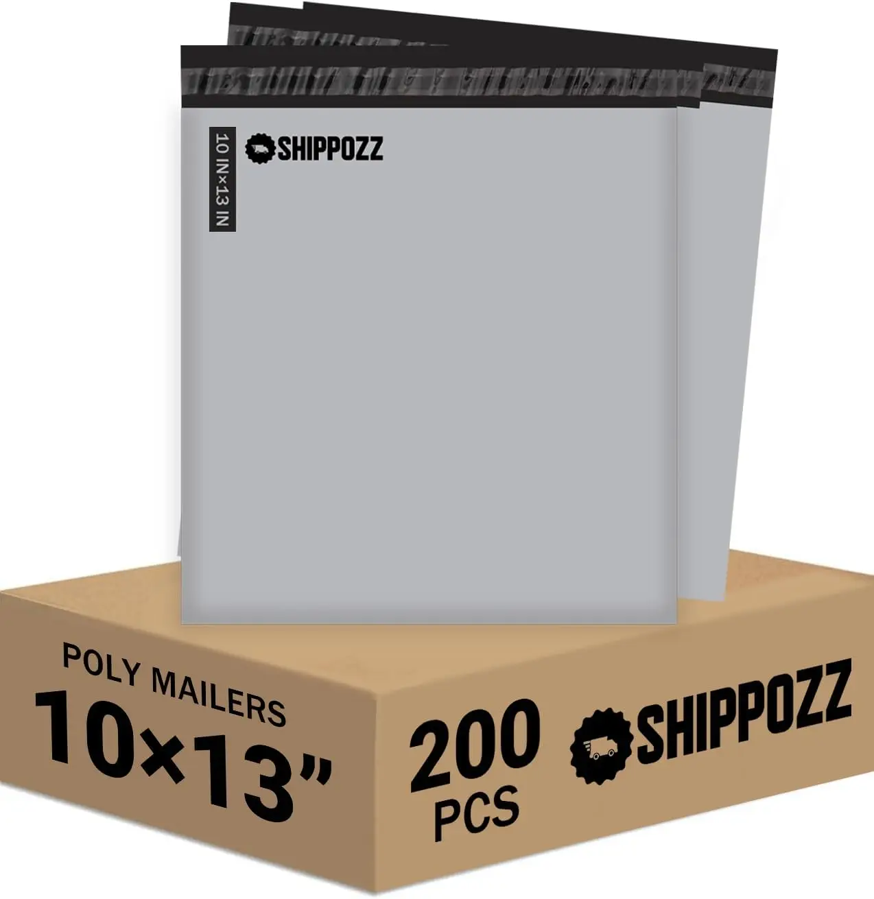 

10x13 Poly Mailers 200 Pack, Durable Waterproof Mailing Bags for Clothes, Self Seal Envelopes for Small Business