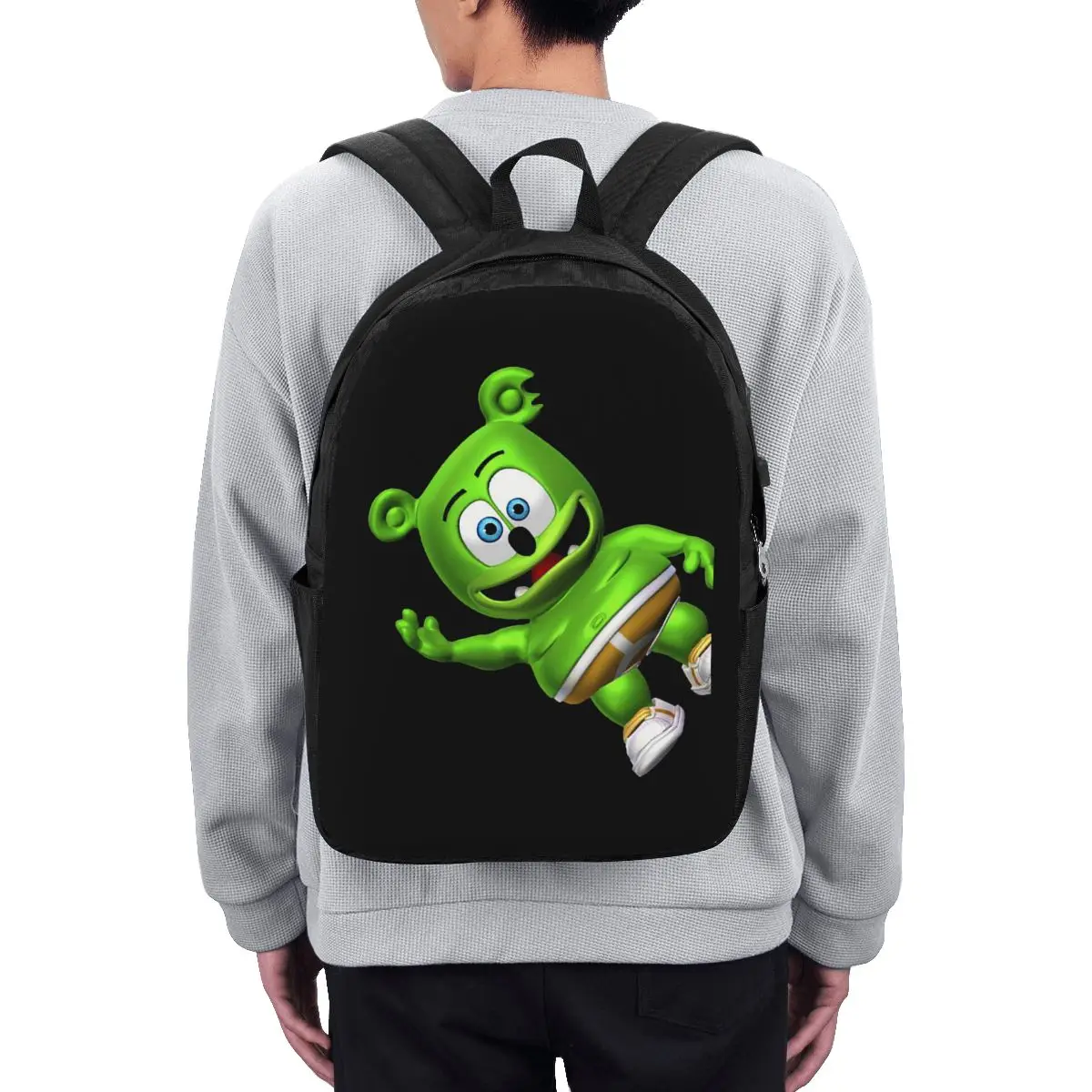 

Gummibar (the Gummy Bear) Backpack Travel Notebook Bag Computer College Student School Bag Laptop Shoulder Bags for Men Women