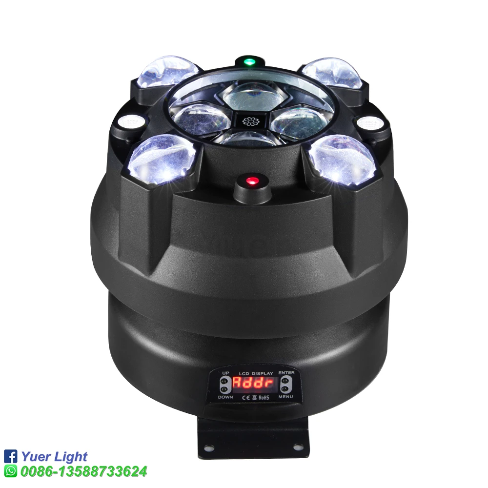 8x10W RGBW 4in1 LED Bee Eye Beam Laser stroboscopico 4in1 Luce DMX512 Effetto fascio DJ Party Bar Light 150W Luce da palco