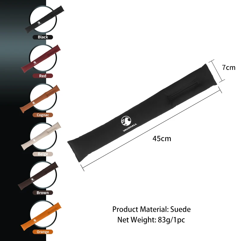 Car Seat Gap Filler Suade Leakproof Plug Seat Gap Leak Pads Filling Organizer For Vauxhall VXR Dokker Lodgy Logan Sandero Duster