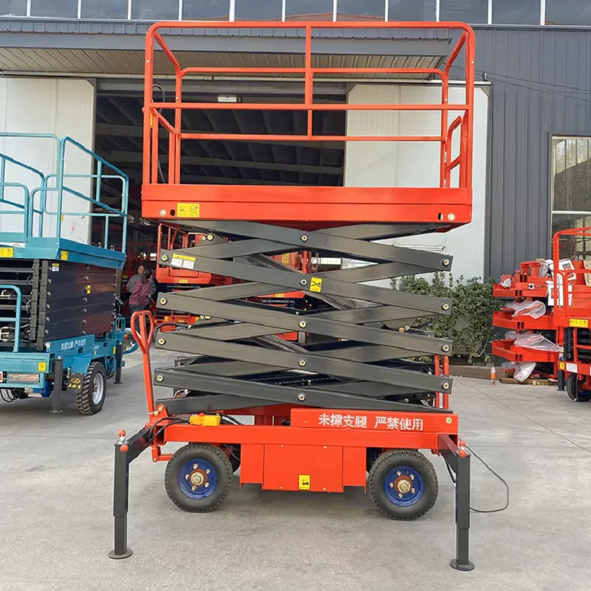 

Customized Wholesale CE Standard Electric Steel Towable Scissor Platform Portable Towing Aerial Working Machinery 80-1000kg Capa