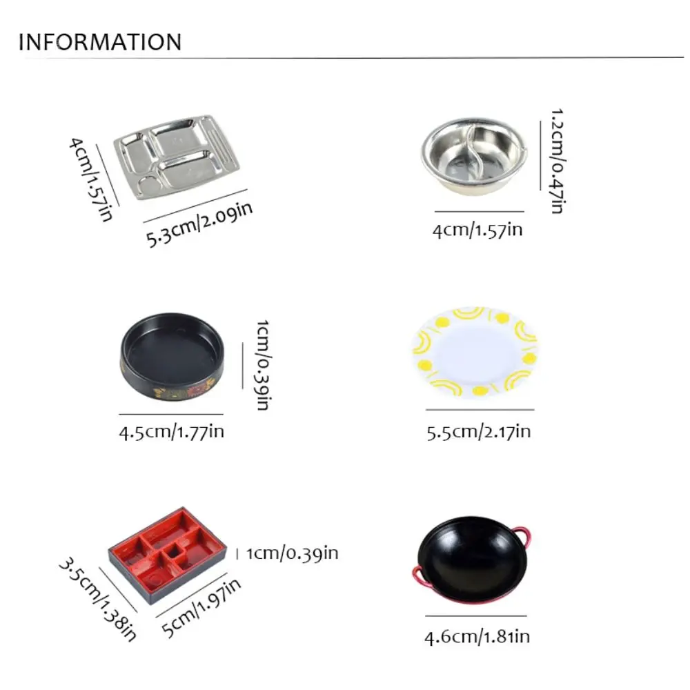 أطباق طعام مصغرة تتظاهر بلعب لعبة للأطفال ، طبق وجبة خفيفة ، أدوات طاولة صغيرة ، ألعاب طبخ ، نموذج مطبخ ، منزل محاكاة ، منزل لعب