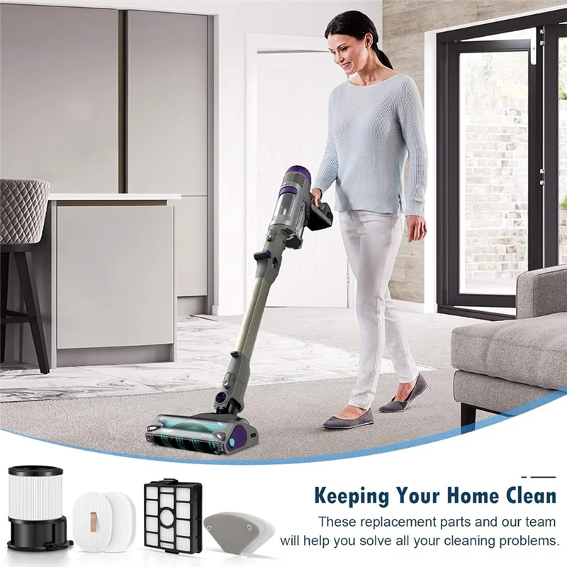 

ABJI-HEPA Filters For Shark Powerdetect With Auto-Empty Cordless Vacuum IP3251 IP3251C Replacement Filter Set